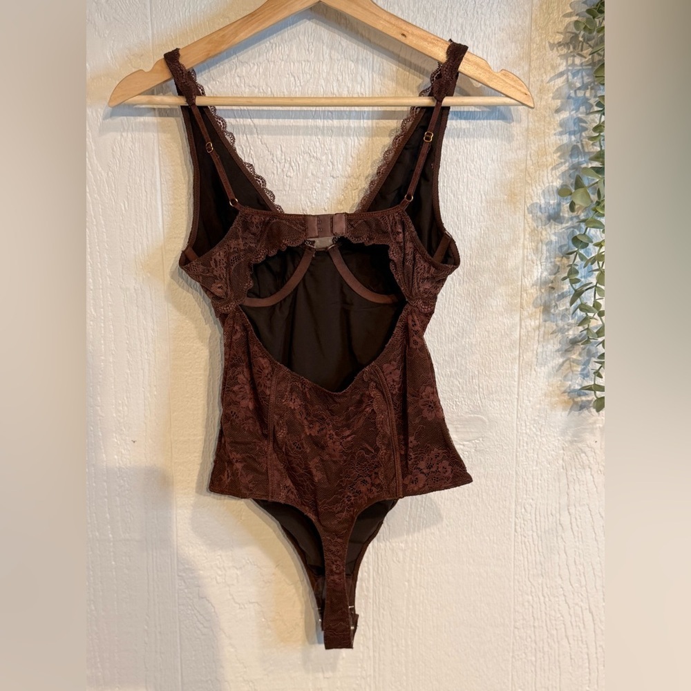 Say You Love Me Bodysuit NWOT mink - Picture 4 of 6